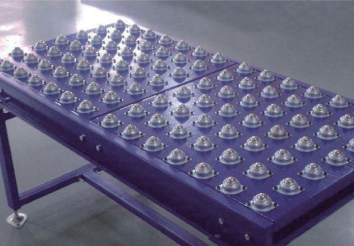 万向球用于物料周转台